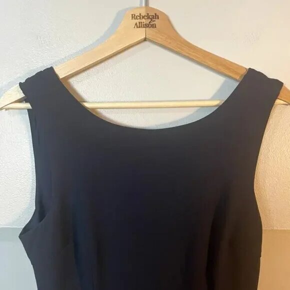 Lulu's Maxi Length Scoop Back Navy Blue Formal Gown Prom Dress Size Medium EUC - Picture 4 of 11